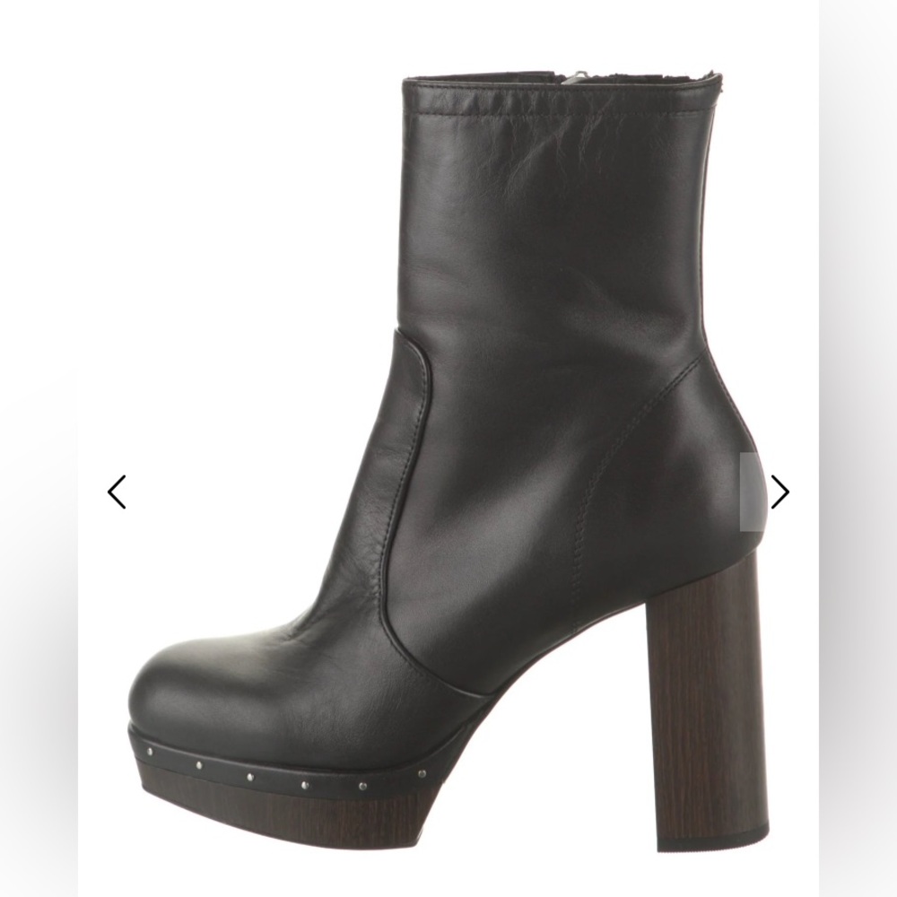 AllSaints Leather Studded Accents Boots; Color: Black; Women Size 7